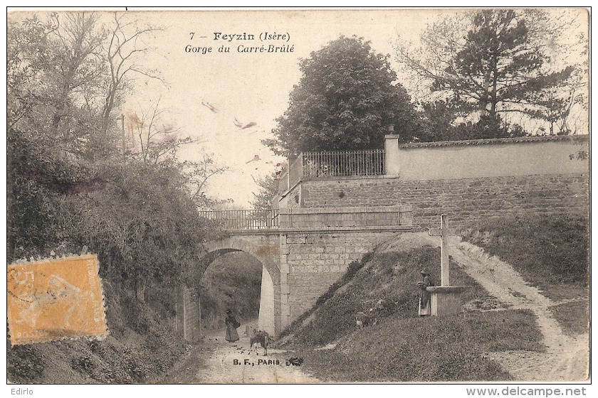 FEYZIN  Gorge Du Carré Brulé Dos Sale - Feyzin