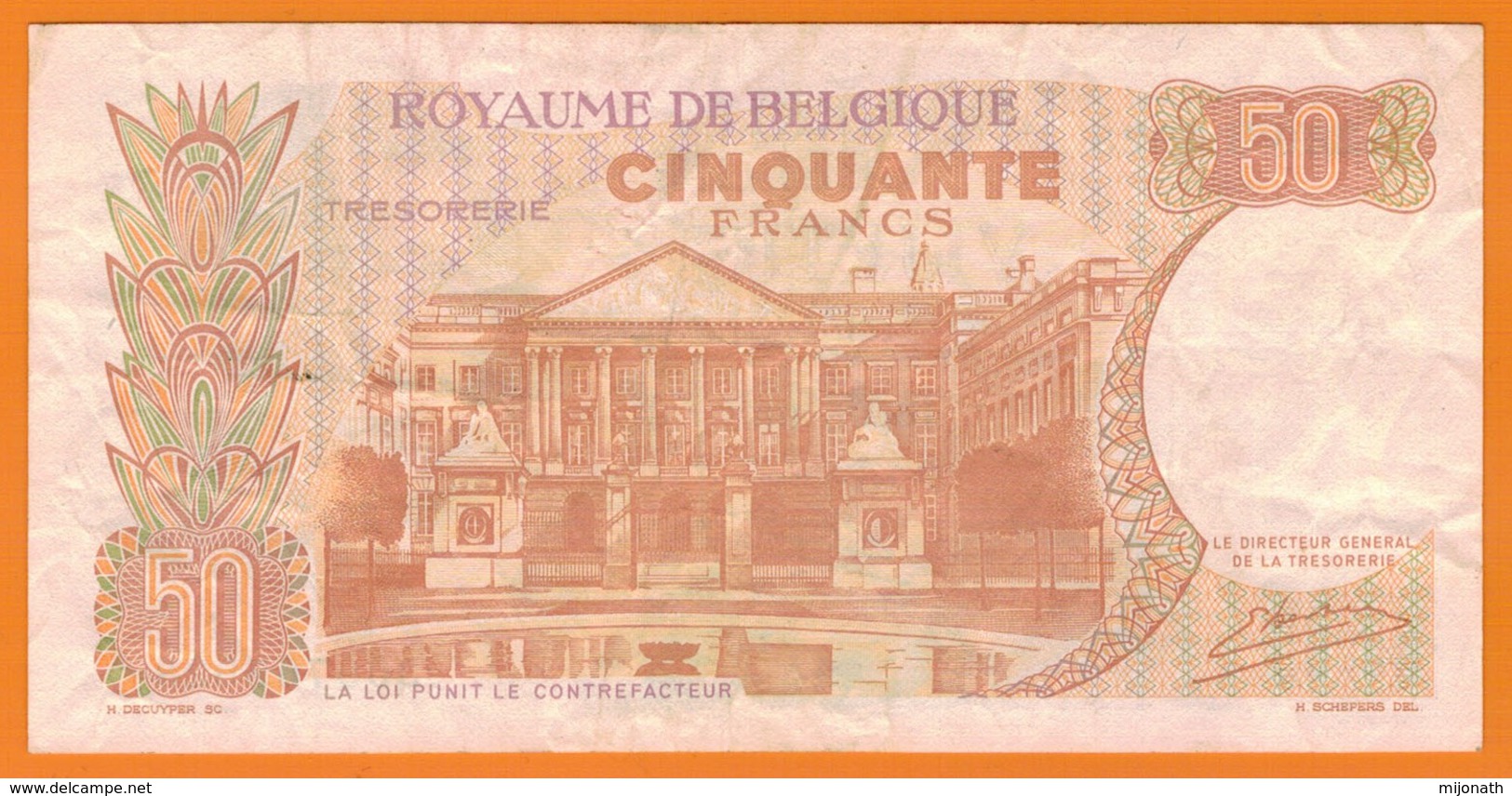 Nu-Belgique-Billet De 50 Francs De 1966 - Sonstige & Ohne Zuordnung