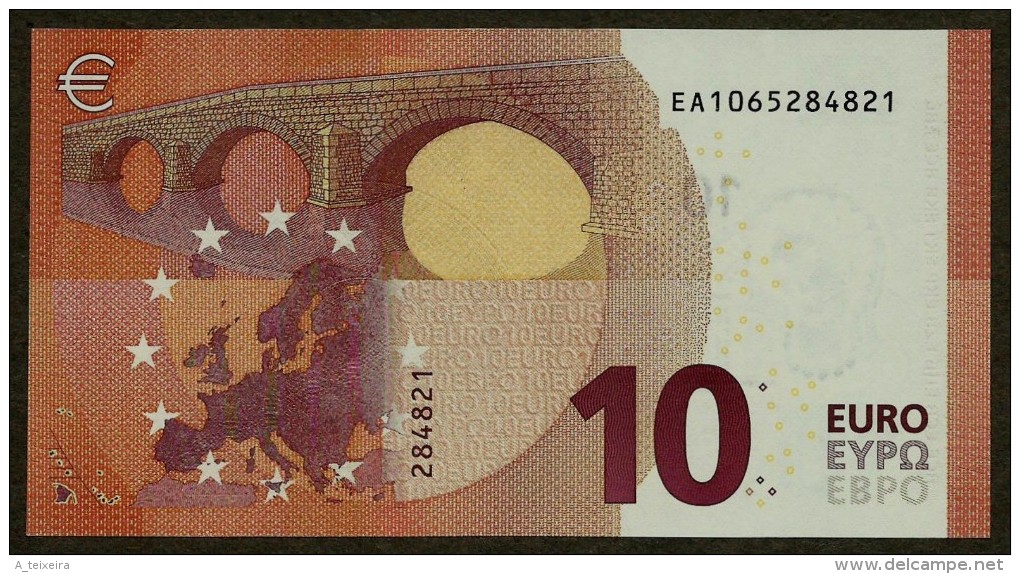 France - 10 Euro - E001 C1 - EA1065284821 - Draghi - UNC - 10 Euro