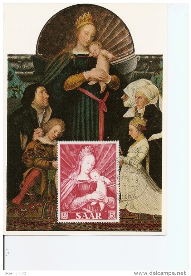 Sarre -Peintures -Holbein ( CM De 1954 à Voir) - Maximumkarten