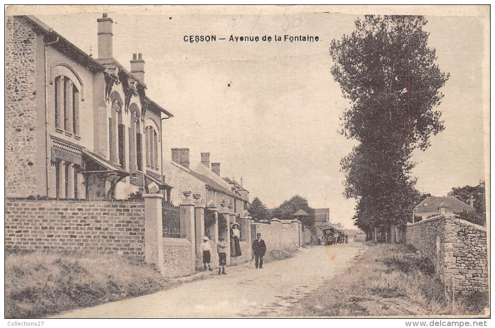 77-CESSON- AVENUE DE LA FONTAINE- - Cesson