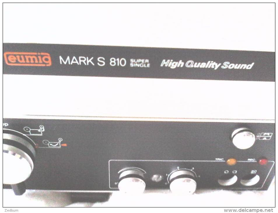 EUMIG MARK S 810 Projecteur Super 8mm - Film Projectors