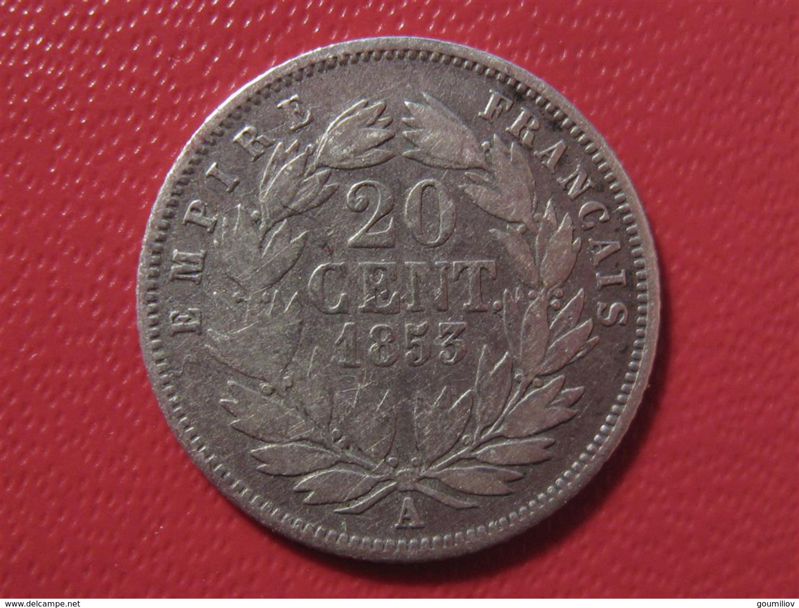 20 Centimes Napoléon III 1853 A Paris 0354 - 20 Centimes