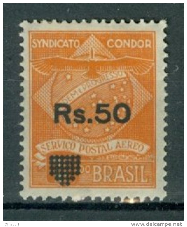 BRASIL - AIRMAIL PRIVATE COMPANIES - CONDOR 1930: Yv 21, * MH - FREE SHIPPING ABOVE 10 EURO - Aéreo (empresas Privadas)