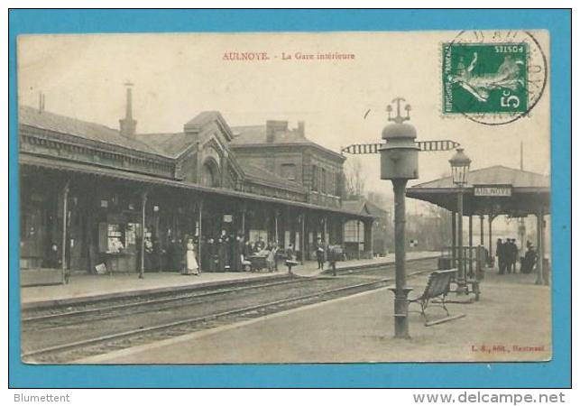 CPA - Chemin De Fer Quai De La Gare AULNOYE 59 - Aulnoye