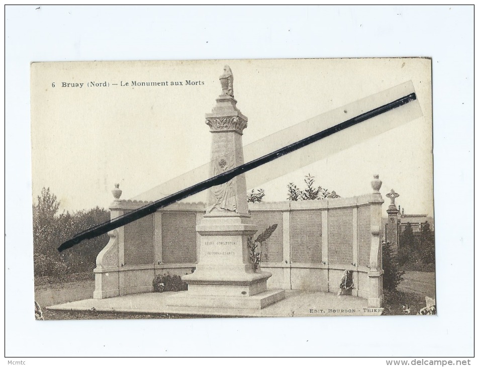 CPA-  Bruay   (Nord )- Le Monument Aux Morts - Bruay Sur Escaut