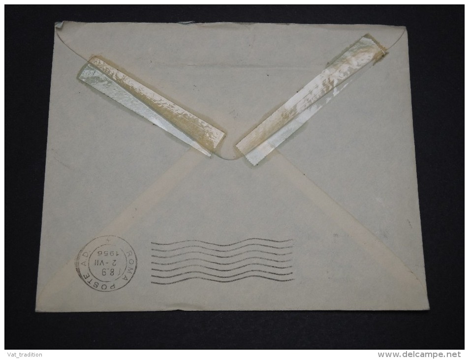 GRANDE BRETAGNE / HONG KONG - Enveloppe Pour L ' Italie En 1956, Affranchissement Plaisant - A Voir - L 4821 - Covers & Documents
