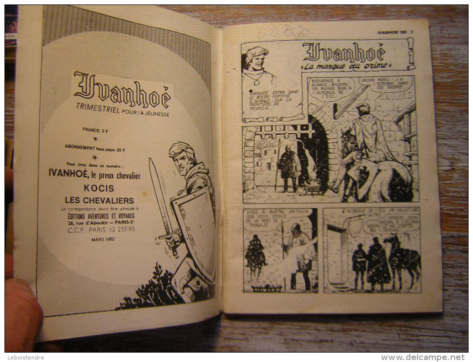 BD PETIT FORMANT MON JOURNAL IVANHOE N° 193 MARS 1982 - Ivanohe