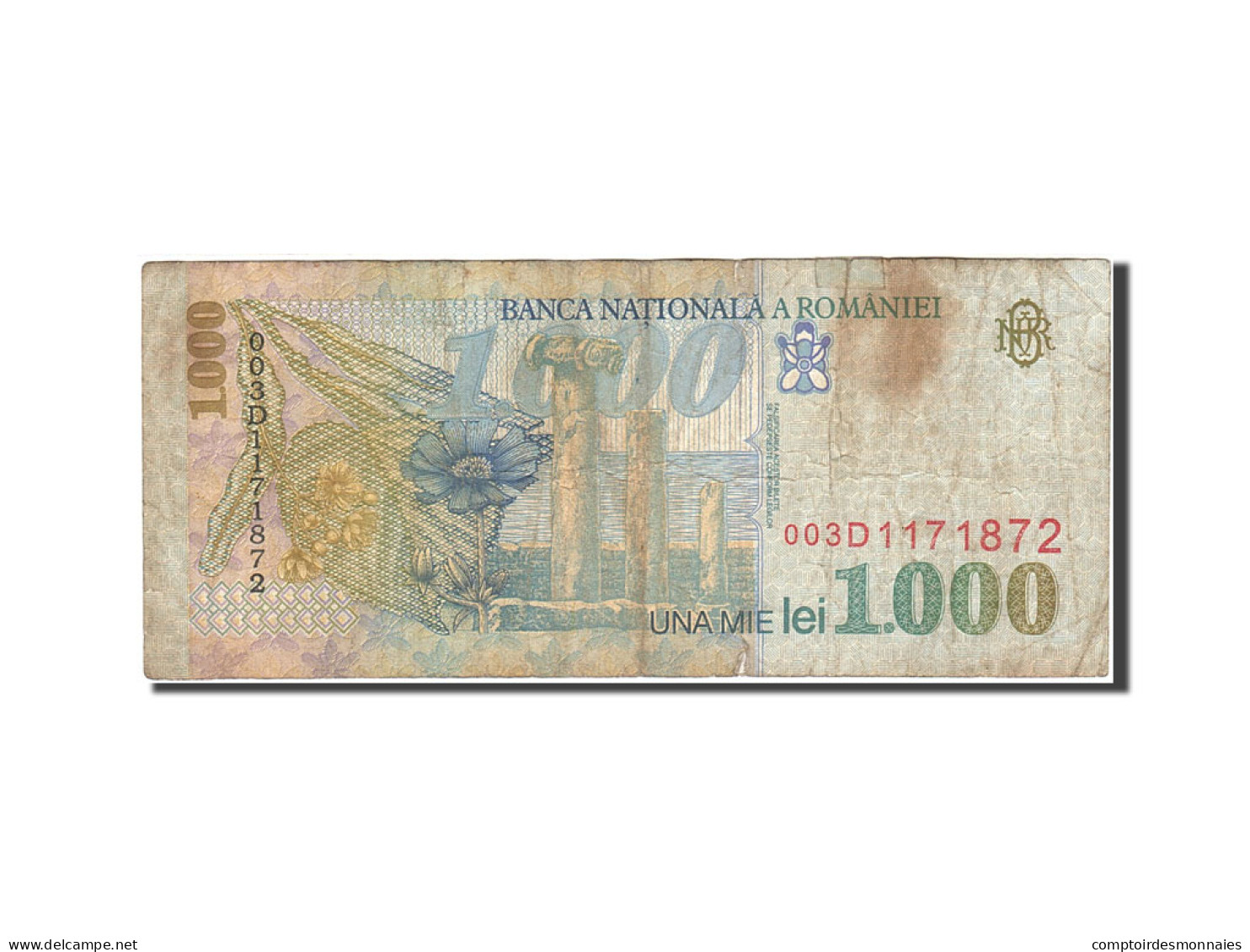 Billet, Roumanie, 1000 Lei, 1996-2000, 1998, KM:106, B - Romania