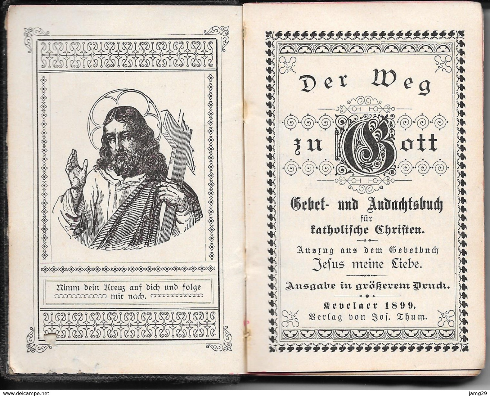 Duitsland/Deutschland, Gebetsbuch, Der Weg Zu Gott, 1899 - Christianisme