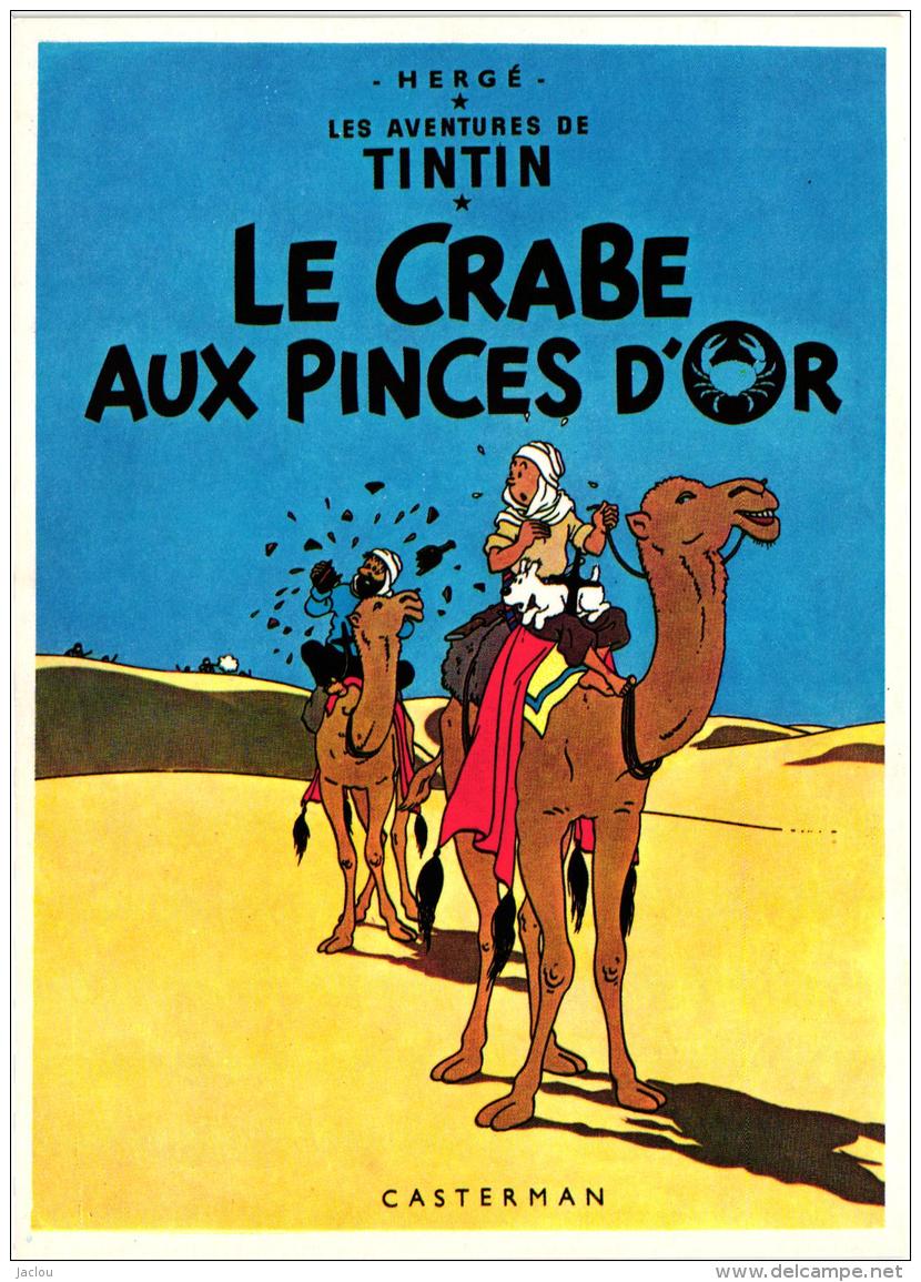 DESSIN DE HERGE TINTIN LE CRABE AUX PINCES D'OR REF 49431 - Hergé