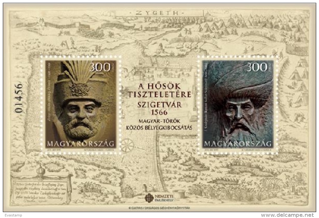 HUNGARY - 2016.S/S 450th Anniversary Of The Siege Of Szigetvár / Hungarian-Turkish Joint Issue  MNH!! - Nuovi