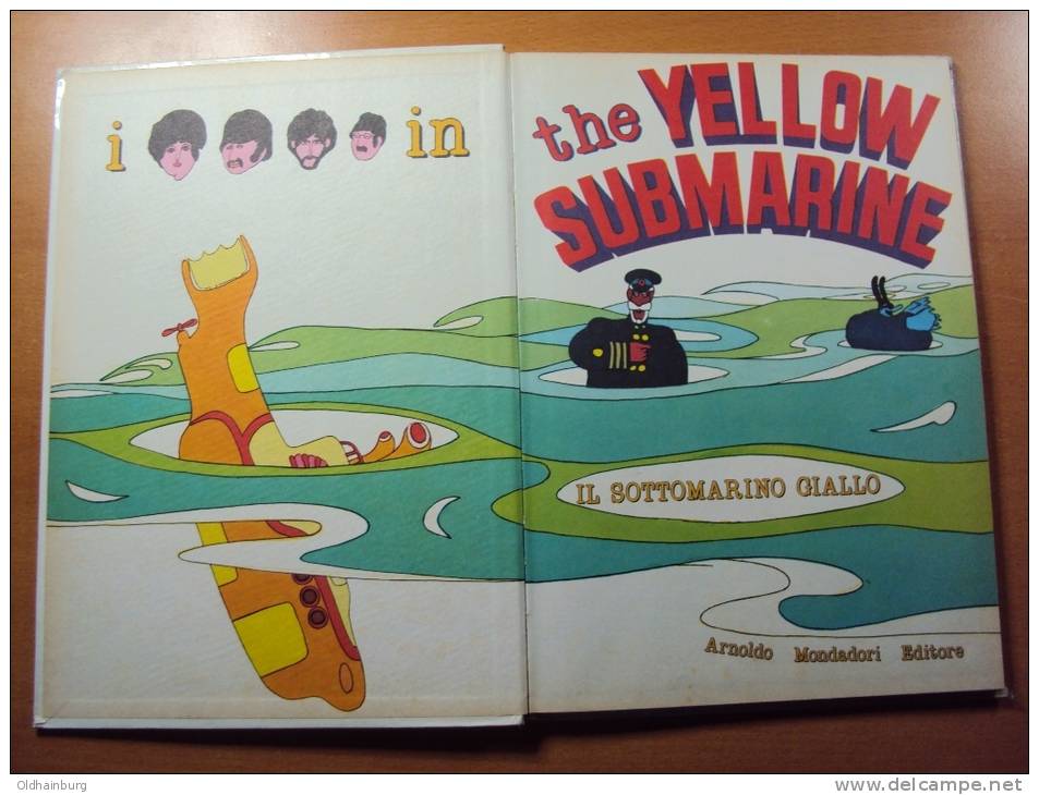 B001: Beatles In The Yellow Submarine, Old Comic In Italian Language - Editions Originales