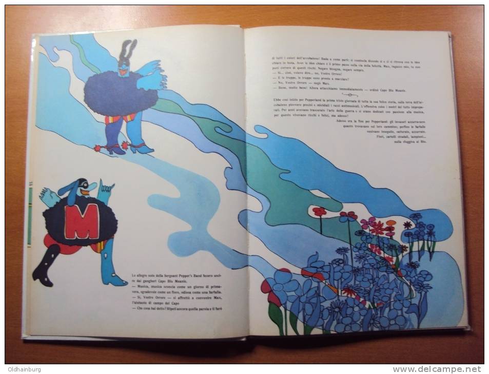 B001: Beatles In The Yellow Submarine, Old Comic In Italian Language - Ediciones Originales