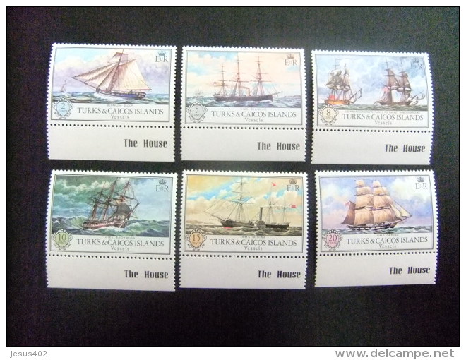 TURKS And CAICOS Islands 1973 NAVIGATION (BATEAUX ANCIENS ) Yvert N &ordm; 305 / 10 **MNH - Turks & Caicos (I. Turques Et Caïques)