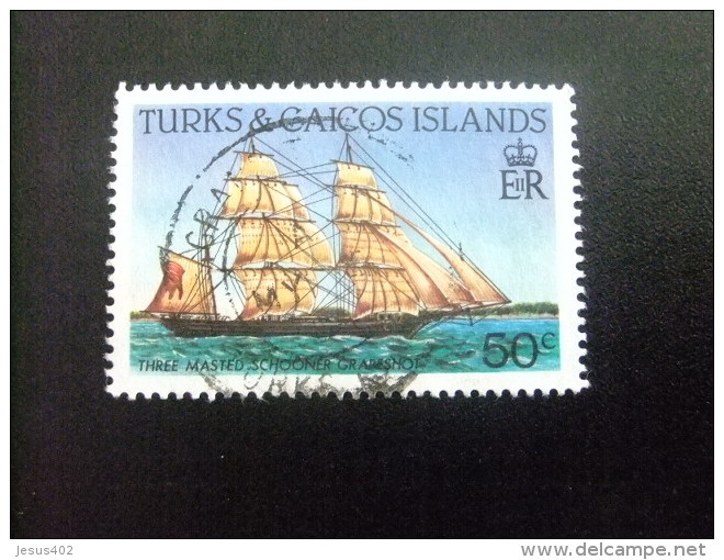 TURKS And CAICOS Islands 1983 NAVIGATION (BATEAUX ANCIENS ) Yvert N &ordm; 655 &ordm; FU - Turks E Caicos