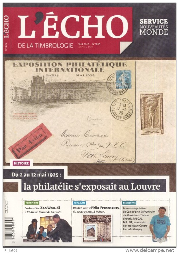 Echo De La Timbrologie Année 2015 Complète N° 1891 à  1901 - Französisch (ab 1941)