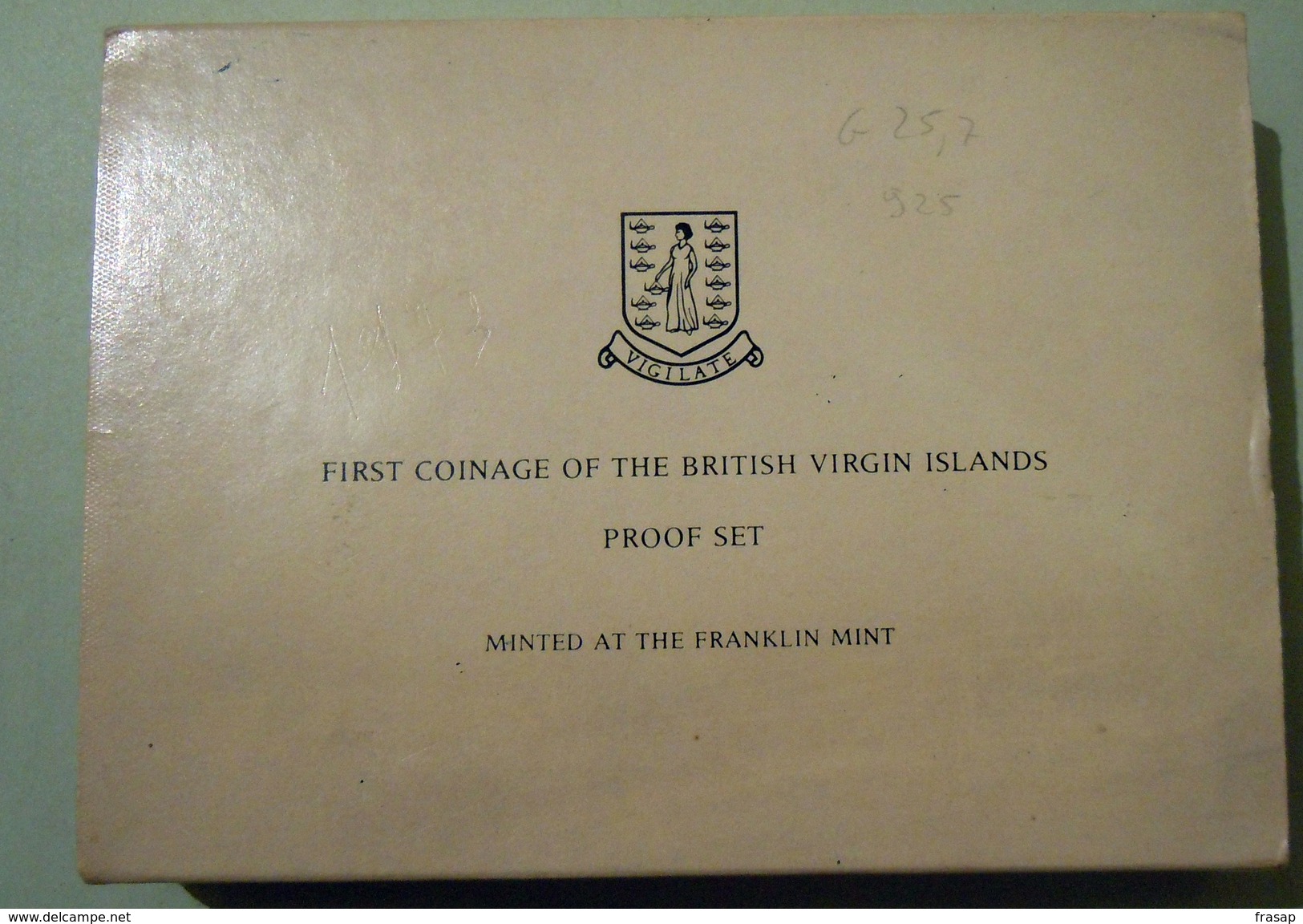 British Virgin Island 1973 Proof Coin Set First Coinage In Original Box - British Virgin Islands