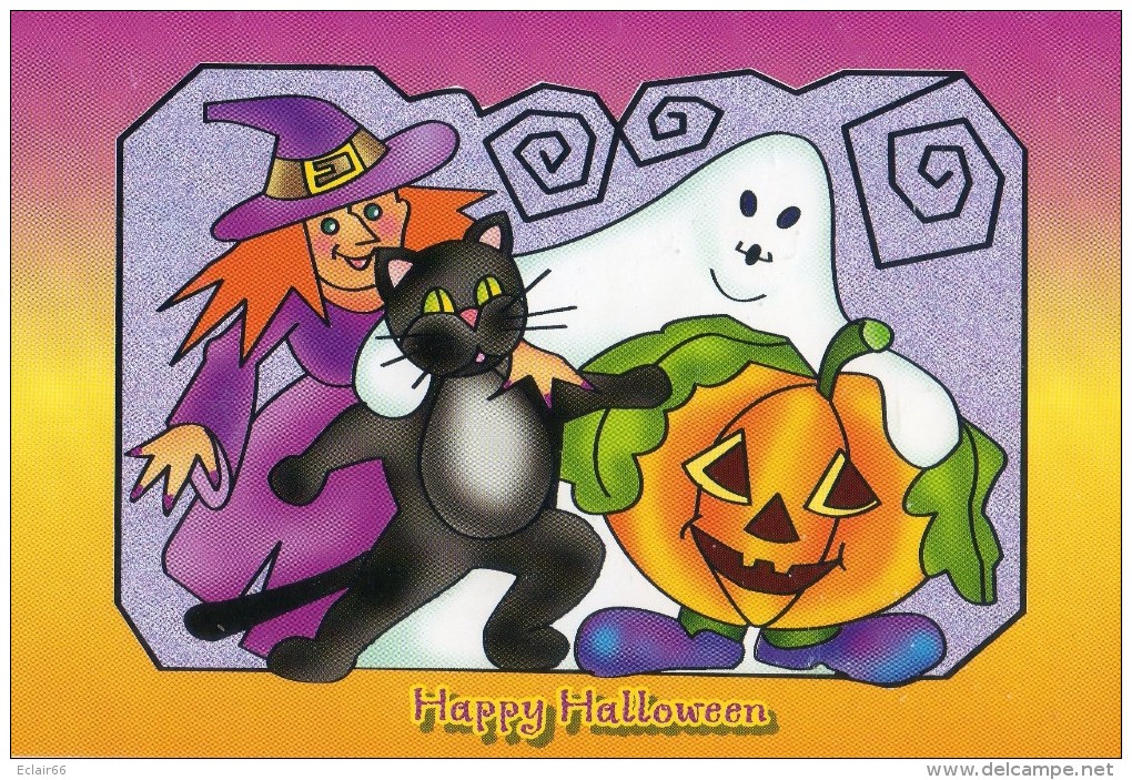 HAPPY HALLOWEEN - Mondial Surprise - Dessins C.IBBA - Imp. BV 07 - Halloween