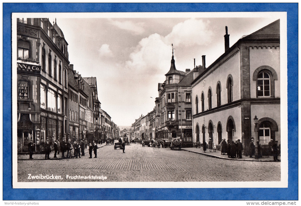 CPA - ZWEIBRUCKEN - Fruchtmarktstrasse - Zweibruecken