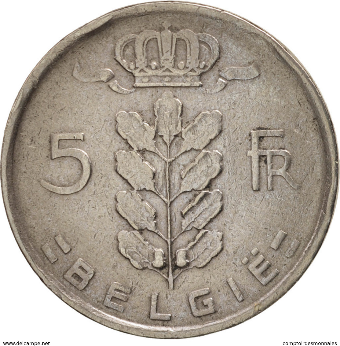 Monnaie, Belgique, 5 Francs, 5 Frank, 1950, TTB, Copper-nickel, KM:135.1 - 5 Franc