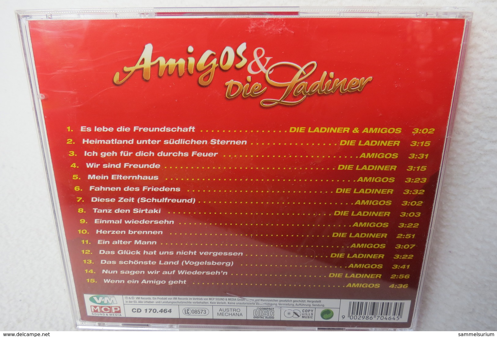 CD "Amigos & Die Ladiner" Es Lebe Die Freundschaft (Sonderedition) - Autres - Musique Allemande