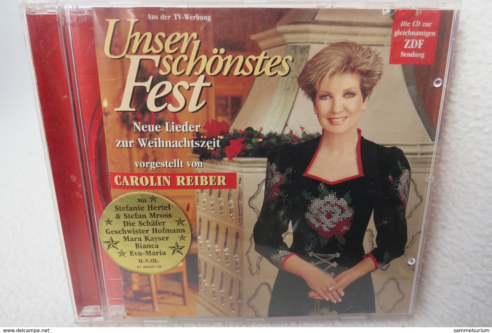 CD "Unser Schönstes Fest" Neue Lieder Zur Weihnachtszeit, Vorgestellt Von Carolin Reiber - Christmas Carols