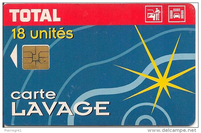 CARTE§-PUCE-SO3--LAVAGE-TO TAL-18-UNITES-TBE - Lavage Auto