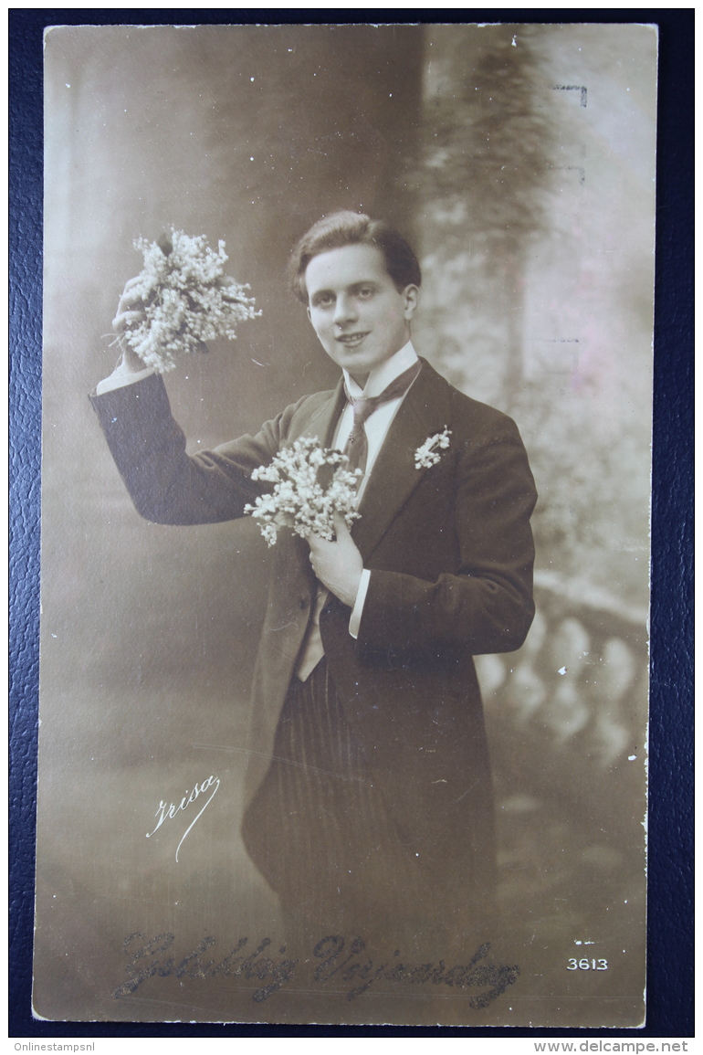 Belgium: Picture Postcard Antwerp To Borghout  OBP 166   1920 Cancel Olympiade - 1919-1920 Albert Met Helm