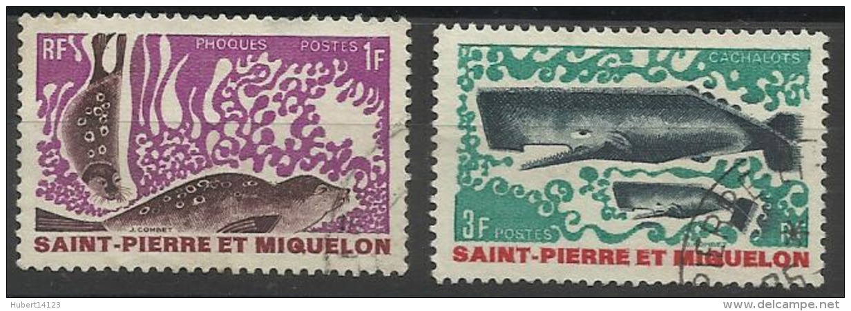 SAINT PIERRE ET MIQUELON N° 391 ET 392 Oblitérés SPM - Gebraucht