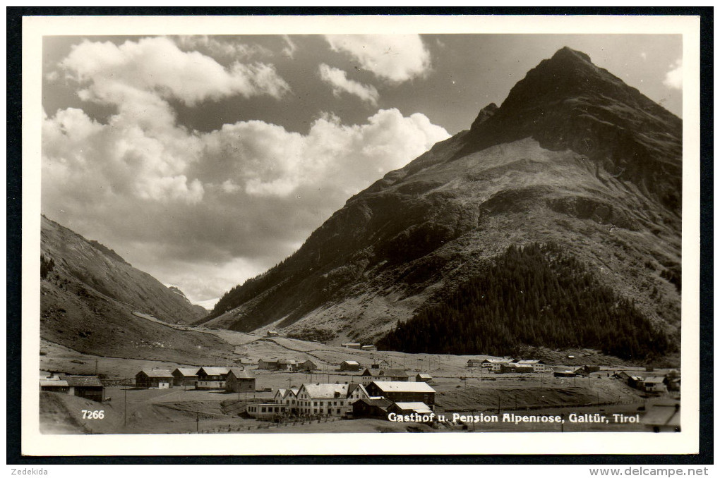 7672 - Alte Foto Ansichtskarte - Galtür - Gasthof Und Pension Alpenrose - N. Gel - TOP- Mathis - Galtür