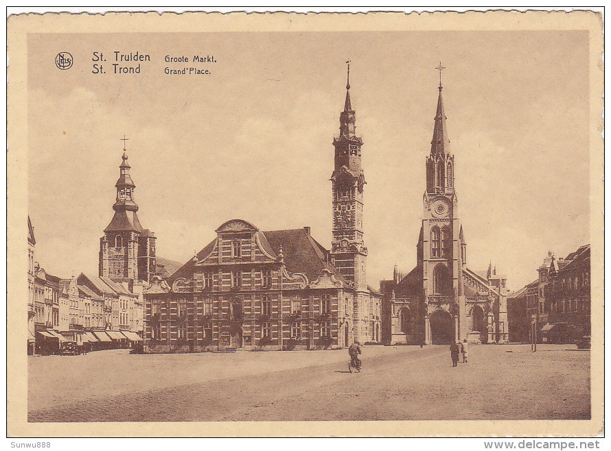 Sint Truiden Saint Trond - Groote Markt - Grand'Place (animation, Oldtimer, Grootformaat) - Sint-Truiden