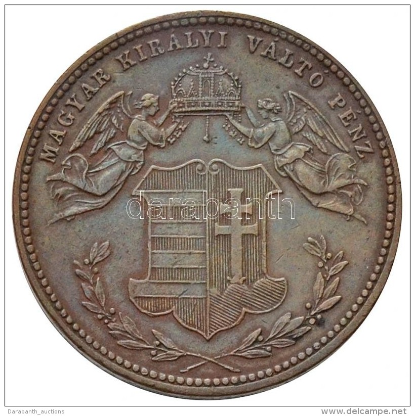 1868KB 4kr Cu Körmöcbánya (13,33g) T:1- /
Hungary 1868KB 4 Kreuzer Cu Kremnitz (13,33g) C:AU... - Non Classificati