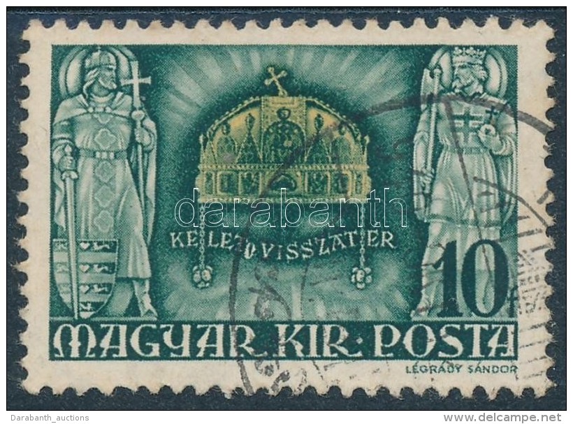 O 1940 Kelet Visszatér 'KELETU' Lemezhibával (25.000) / Mi 638 Plate Variety - Otros & Sin Clasificación