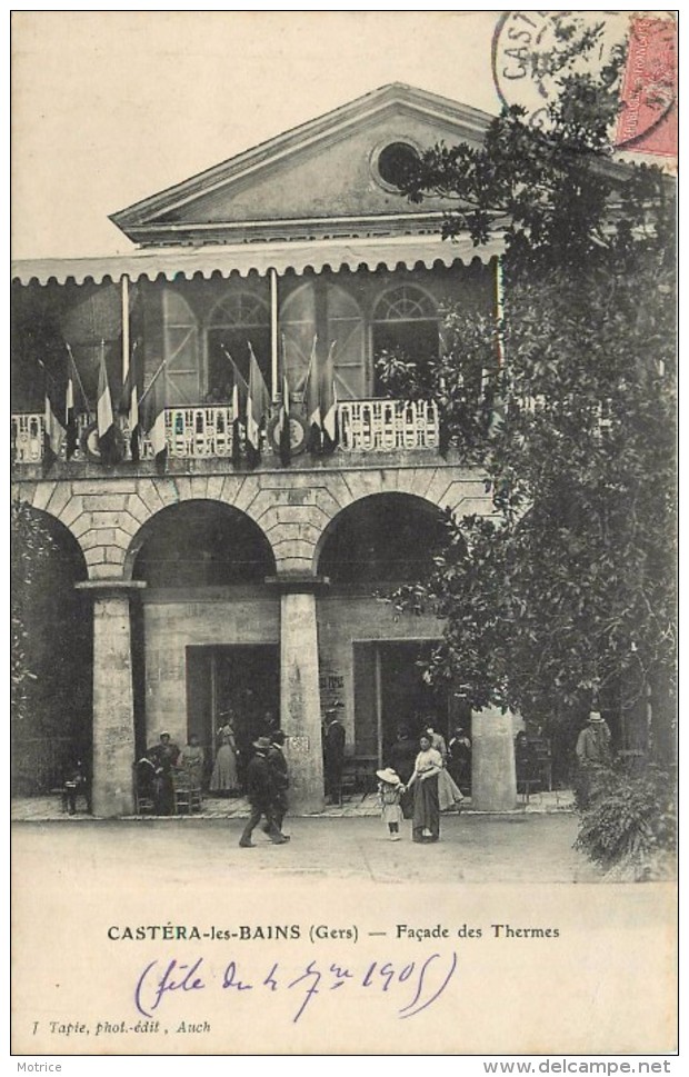 CASTERA LES BAINS - Façade Des Thermes. - Castera