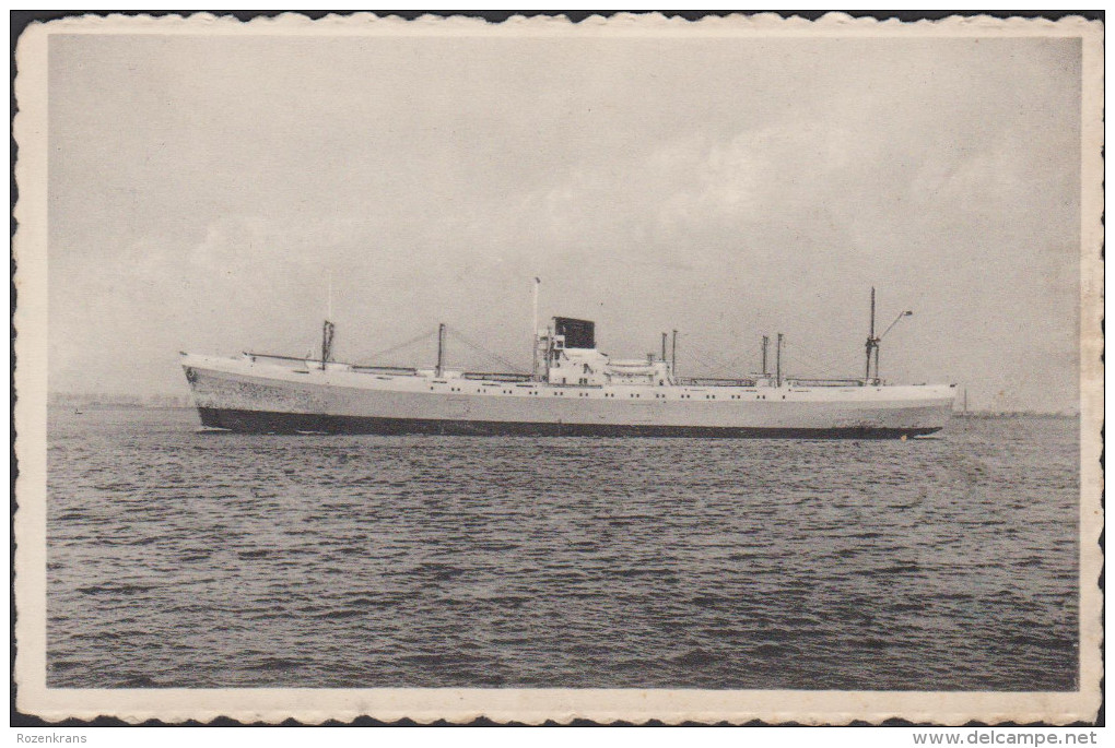 Doel Schelde Dijk Haven Scheepvaart Boot Vessel Boat SS Wendover Beveren Waas - Beveren-Waas