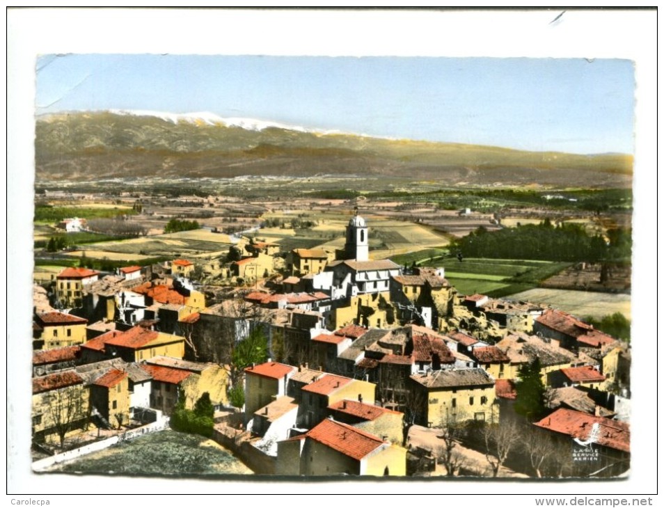 CP - MORMOIRON    (84)  VUE GENERALE ET LE MONT VENTOUX - Mormoiron