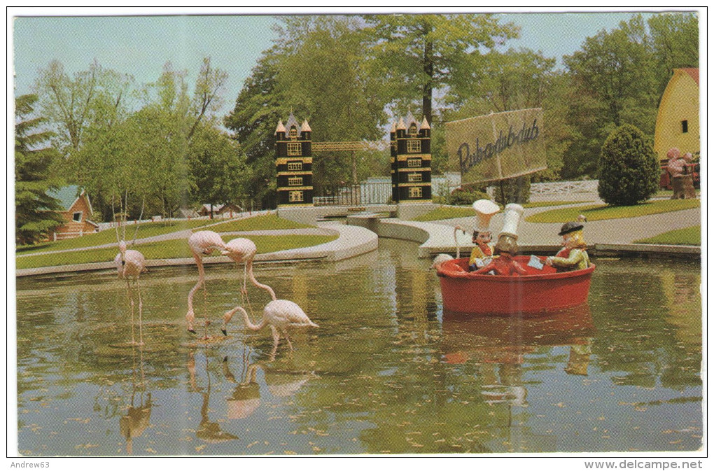 CANADA - 19?? - 10c - Air Mail - London -  Storybook Gardens - Three Men In A Tub With Flamingoes In The Pool - Viagg... - Londen