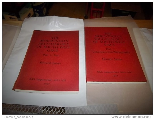 @ The Merovingian Archaeology Of South-West Gaul, Part I & II  1977  EDWARD JAMES - Archéologie