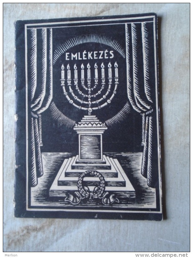 D142134  Small Booklet In Hungarian And Hebrew - Funeral  -Tombs Tombes - Boros & Kohn Judaica Marble Tombstones Ca1920 - Europa