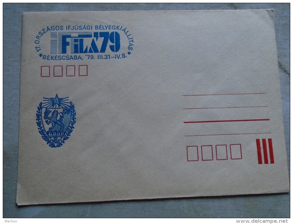 D142198 Hungary  FILA  Békéscsaba  Cover  1979 - Emissions Locales