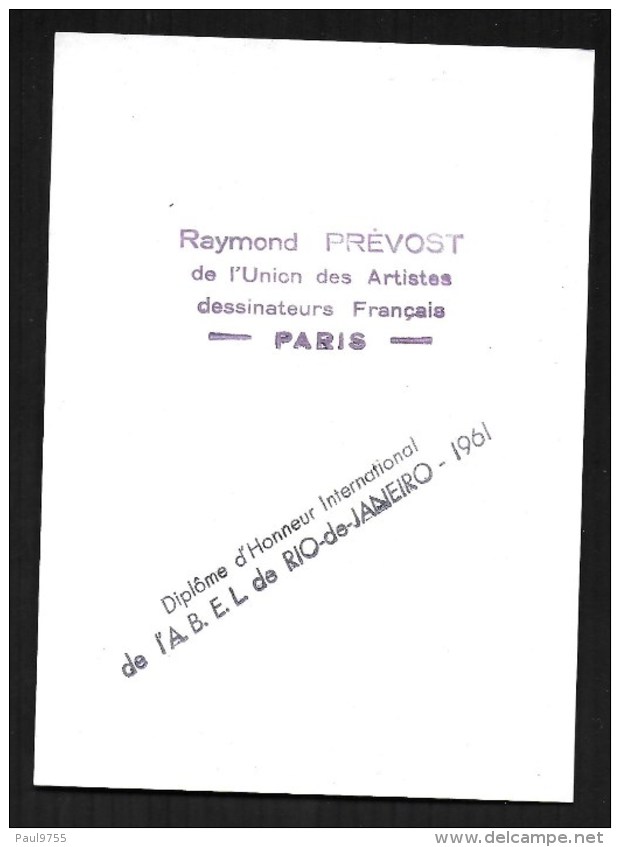 EX-LIBRIS GEORGE BATAILLE PAR RAYMOND PREVOST 2 SCANS - Ex-Libris