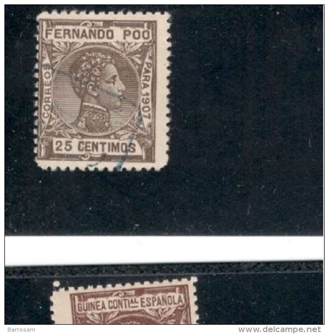 FernandoPo1907: Edifil159used Cat.Value 23Euros - Fernando Poo