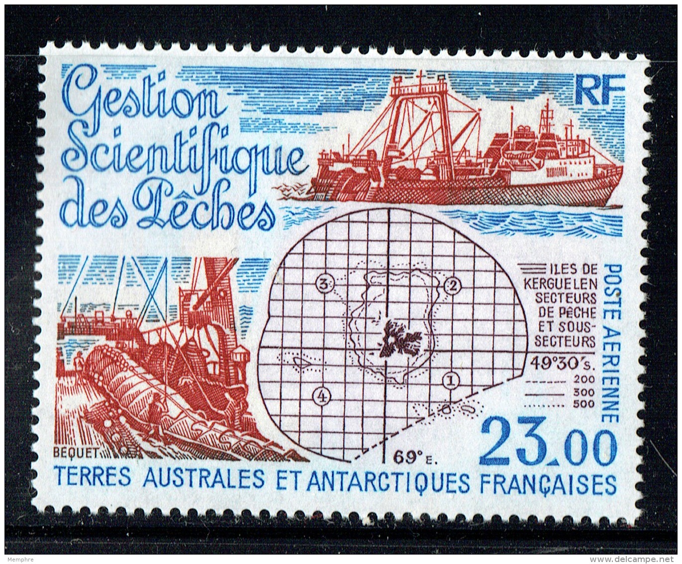 1994  Gestion Scientifique Des Pêches.  Yv PA 130 - **  Carte - Autres & Non Classés