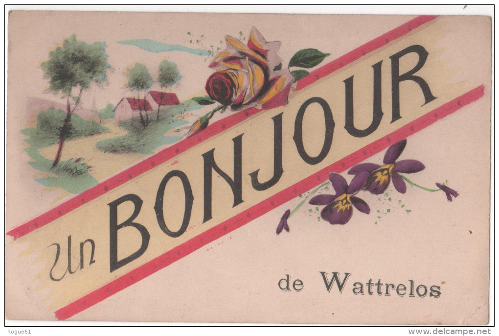 WATTRELOS - ( Nord ) - Un Bonjour - Wattrelos