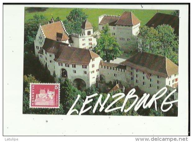 Carte Timbrée   De  ( Schloss-Lenzburg )  Neuve .. - Lenzburg