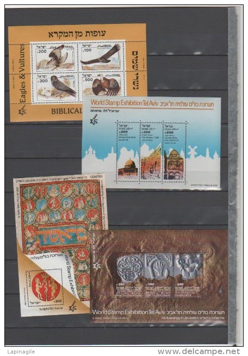 ISRAEL 1985 ANNEE COMPLETE NEUVE**MNH +4 BLOCS - Full Years