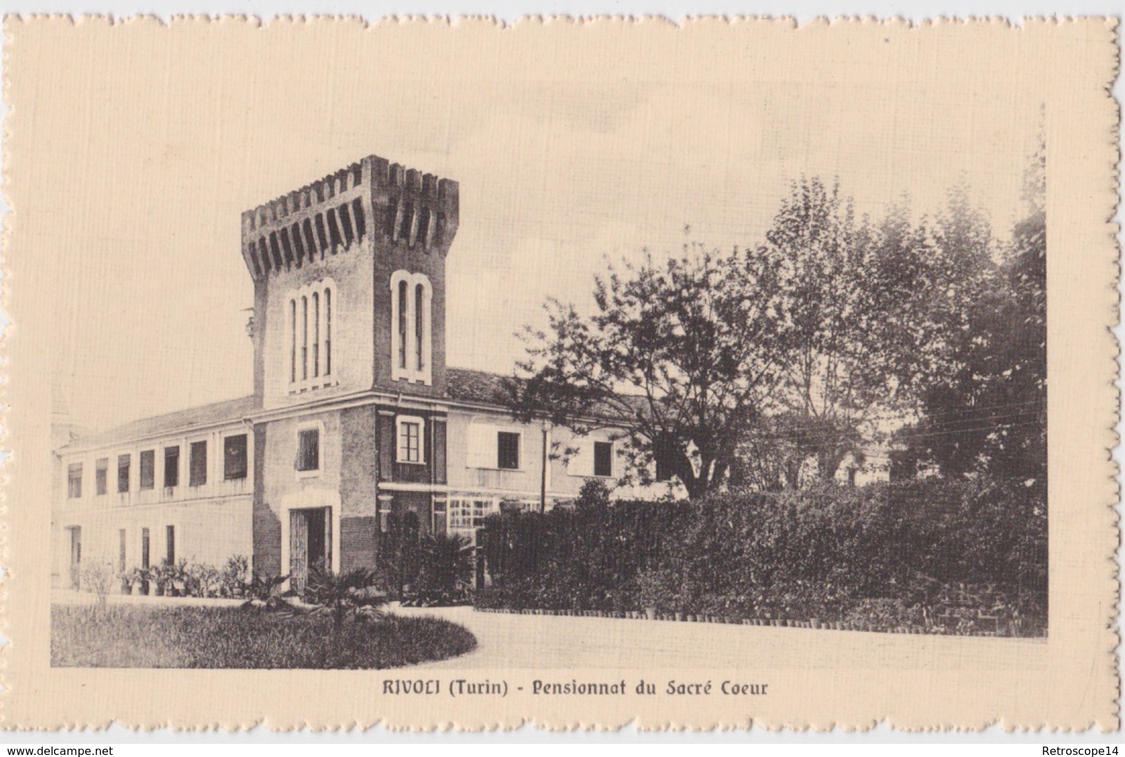 CPA Cartolina Postale, RIVOLI, SACRO CUORE N°3, Circa 1910. Crosazzo. Torino, Torinese, Piemonte. Piemont, Italie. - Rivoli