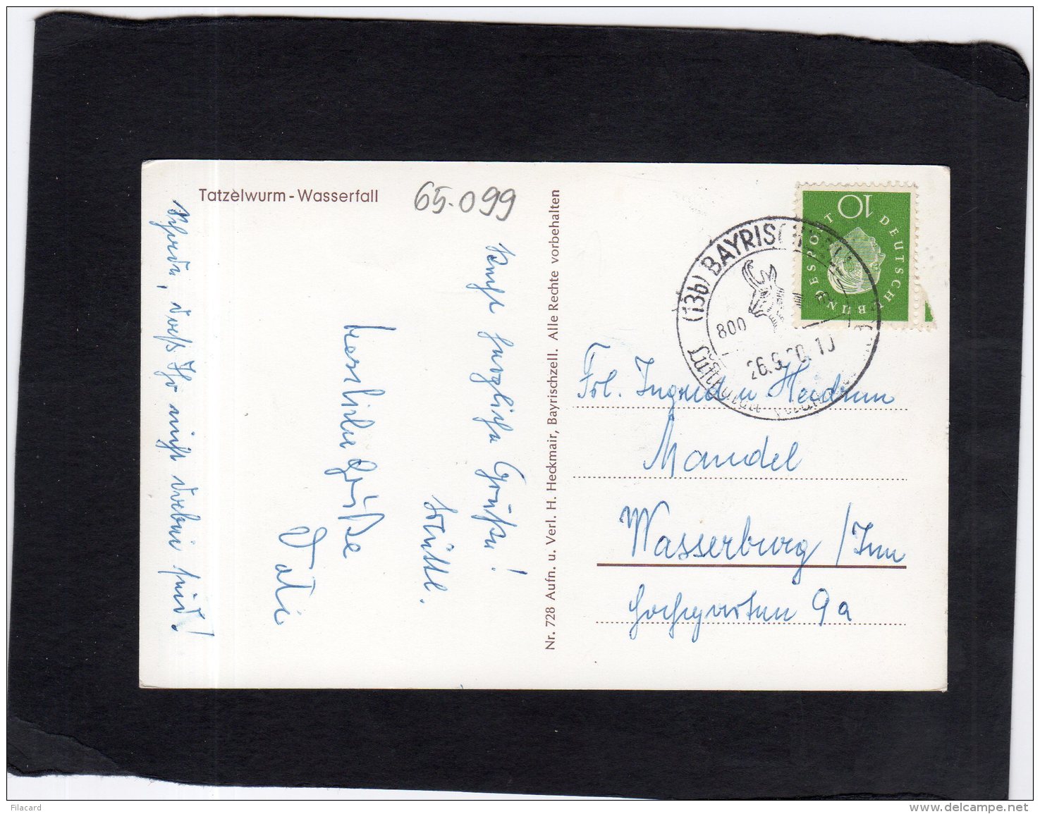 65099    Germania,    Tatzelwurm - Wasserfall,  VG - Auerbach