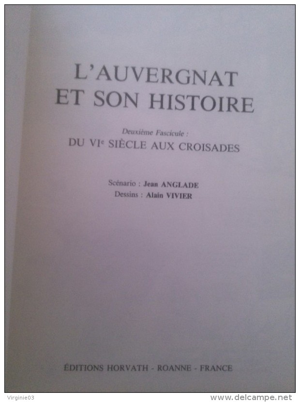 l auvergnat et son histoire par jean anglade